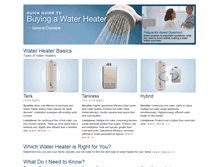 Tablet Screenshot of hotwaterfacts.com